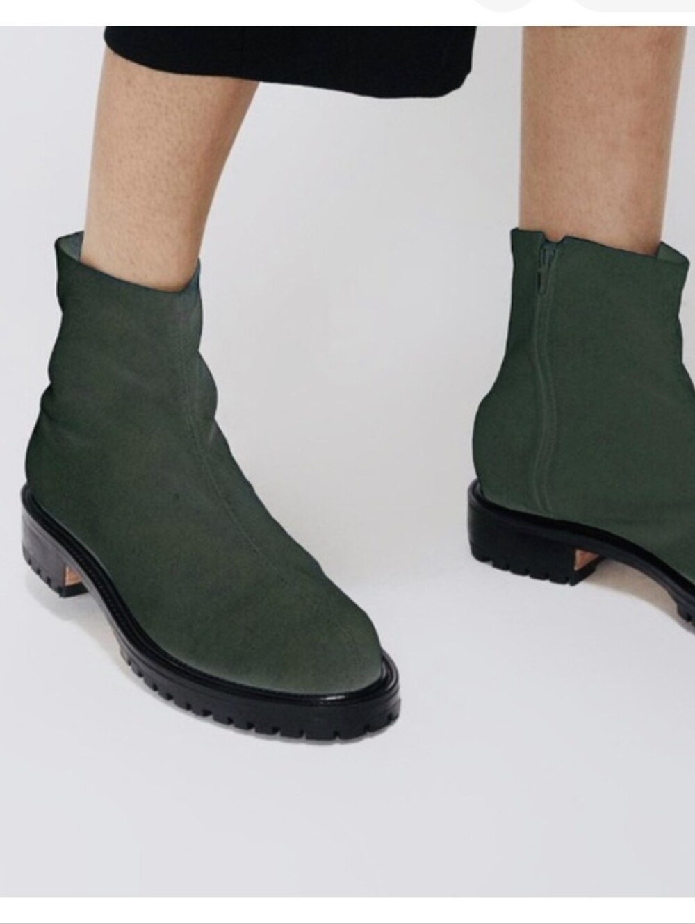 Rachel Comey Plank Tech Stretchy Stretch Combat Biker Moto Boot Boots NEW Sz 9.5